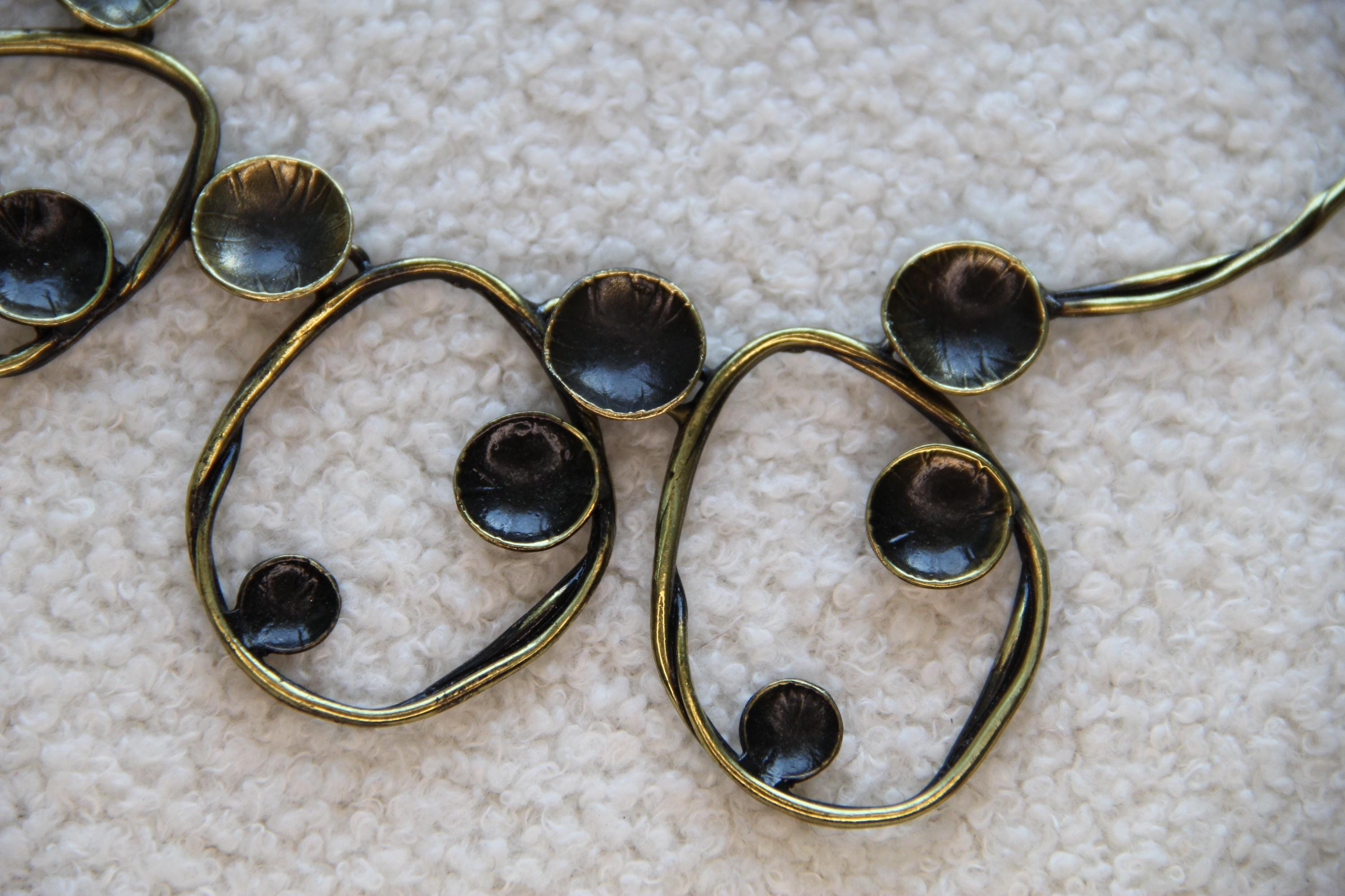 Bronze Statement Vintage Style Necklace
