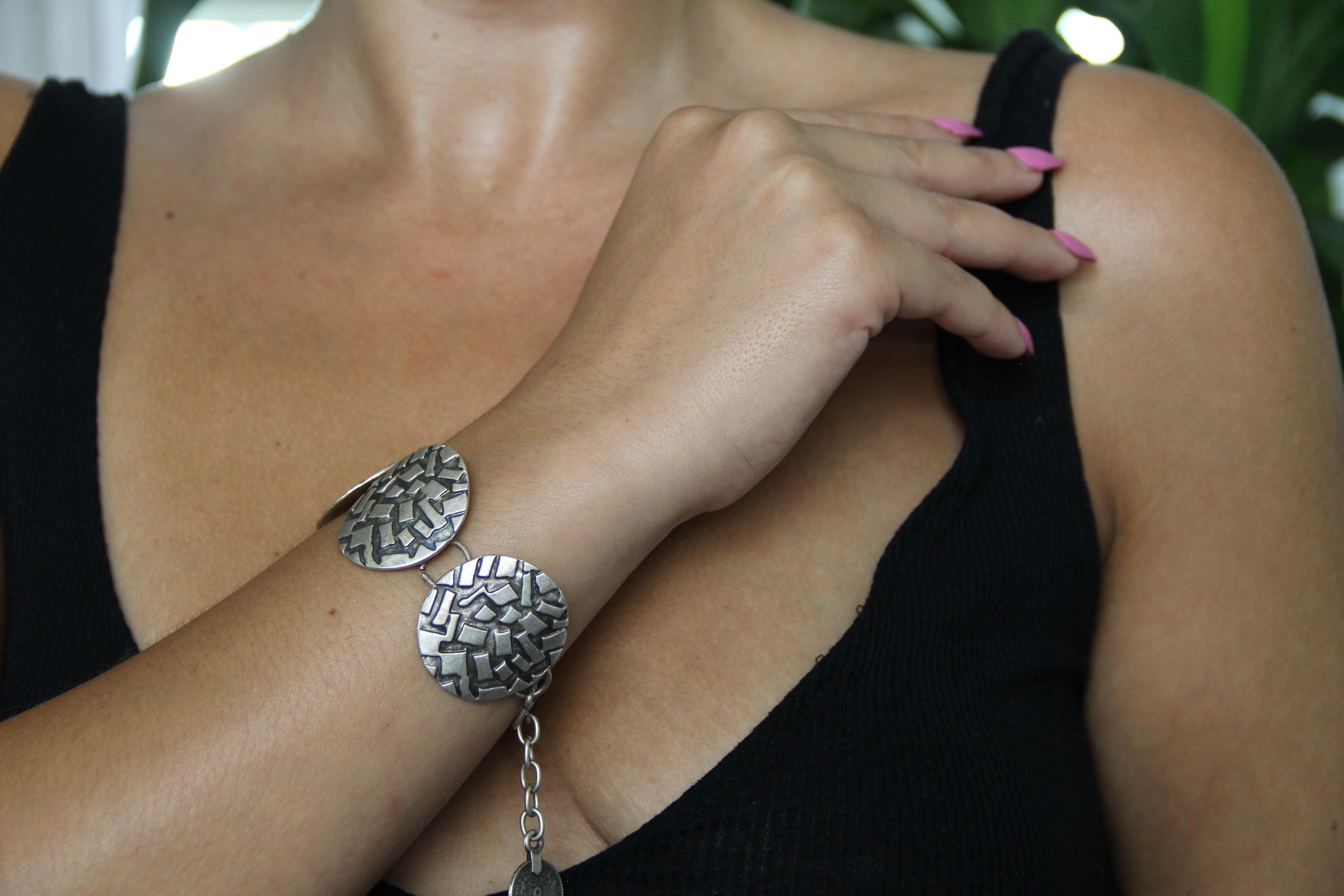 Adjustable Ethnic Handmade Circle Bracelet