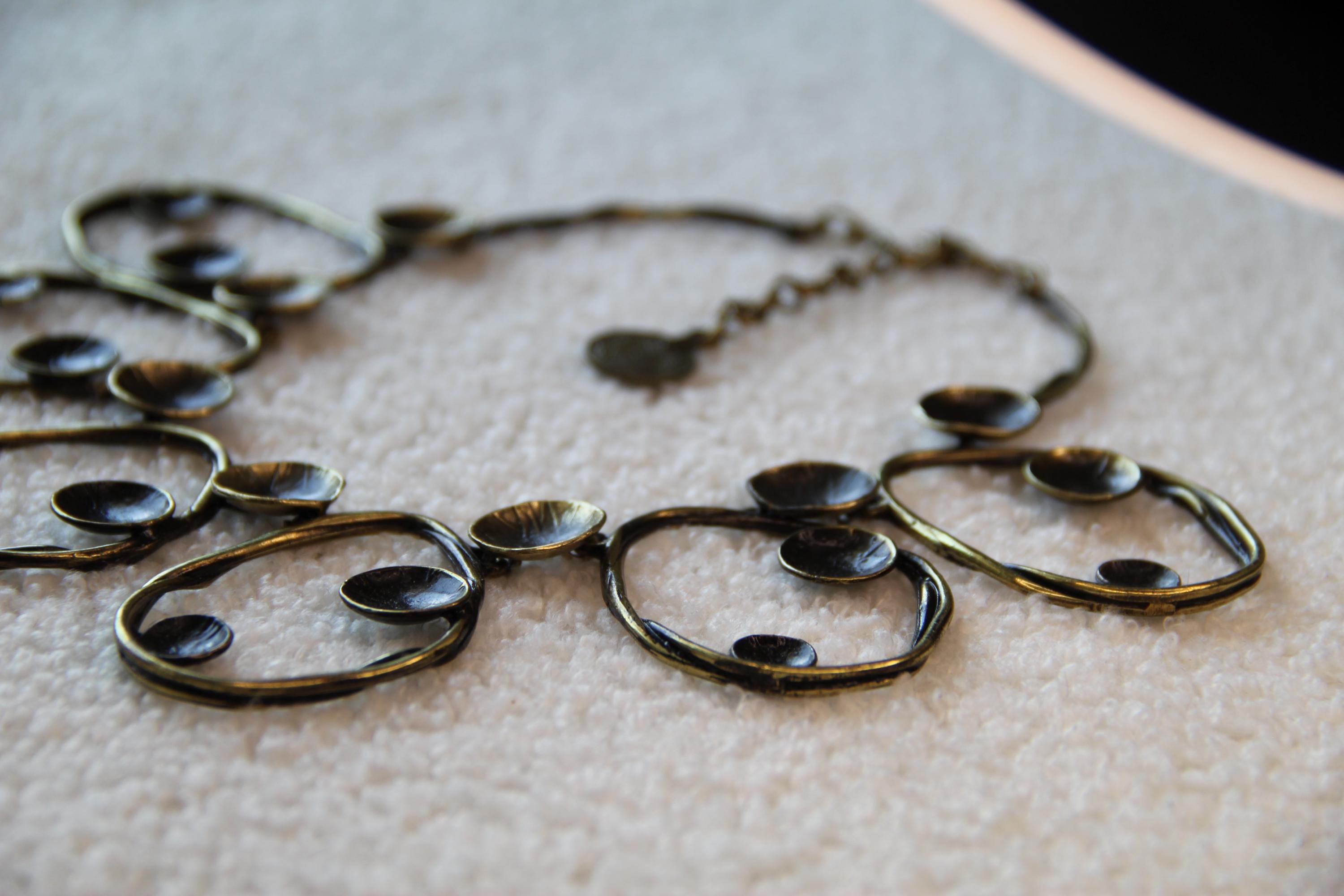 Bronze Statement Vintage Style Necklace
