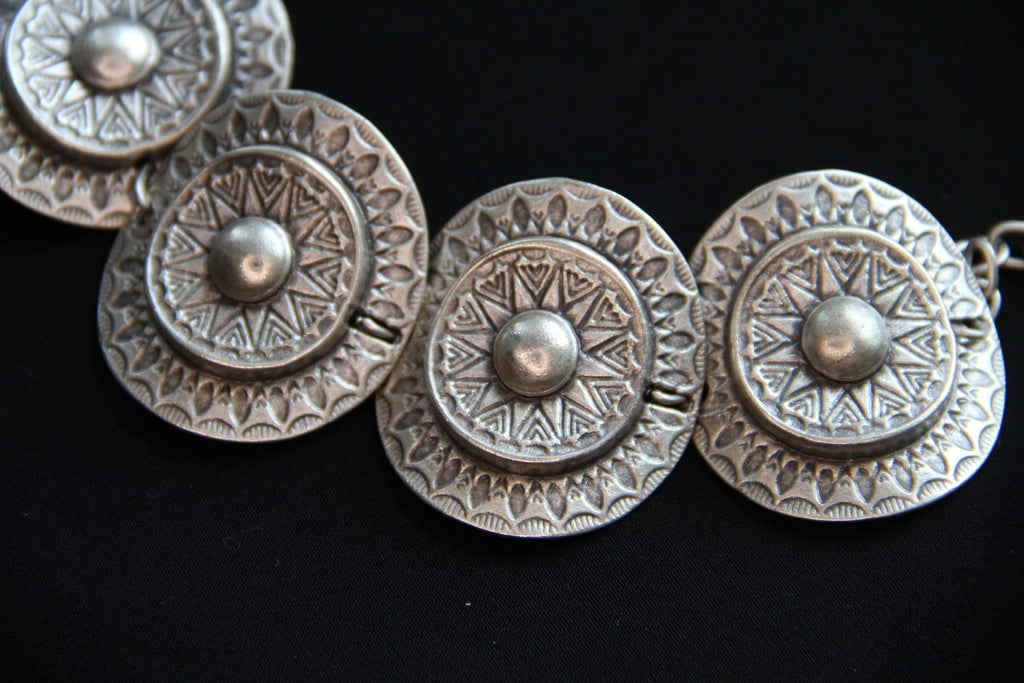 Silver Adjustable Ethnic Silver Timeless Bracelet