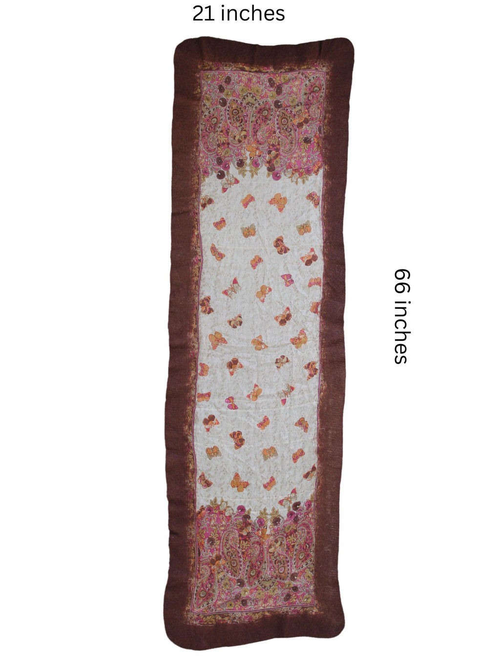 Large Wrap Boho Chic Style Brown Shawl