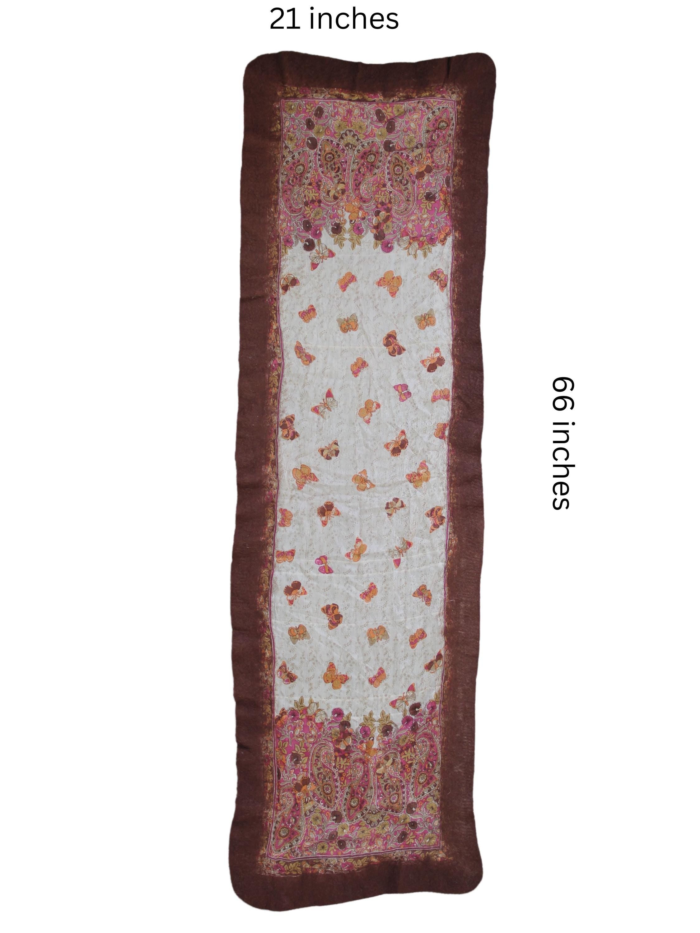 Large Wrap Boho Chic Style Brown Shawl
