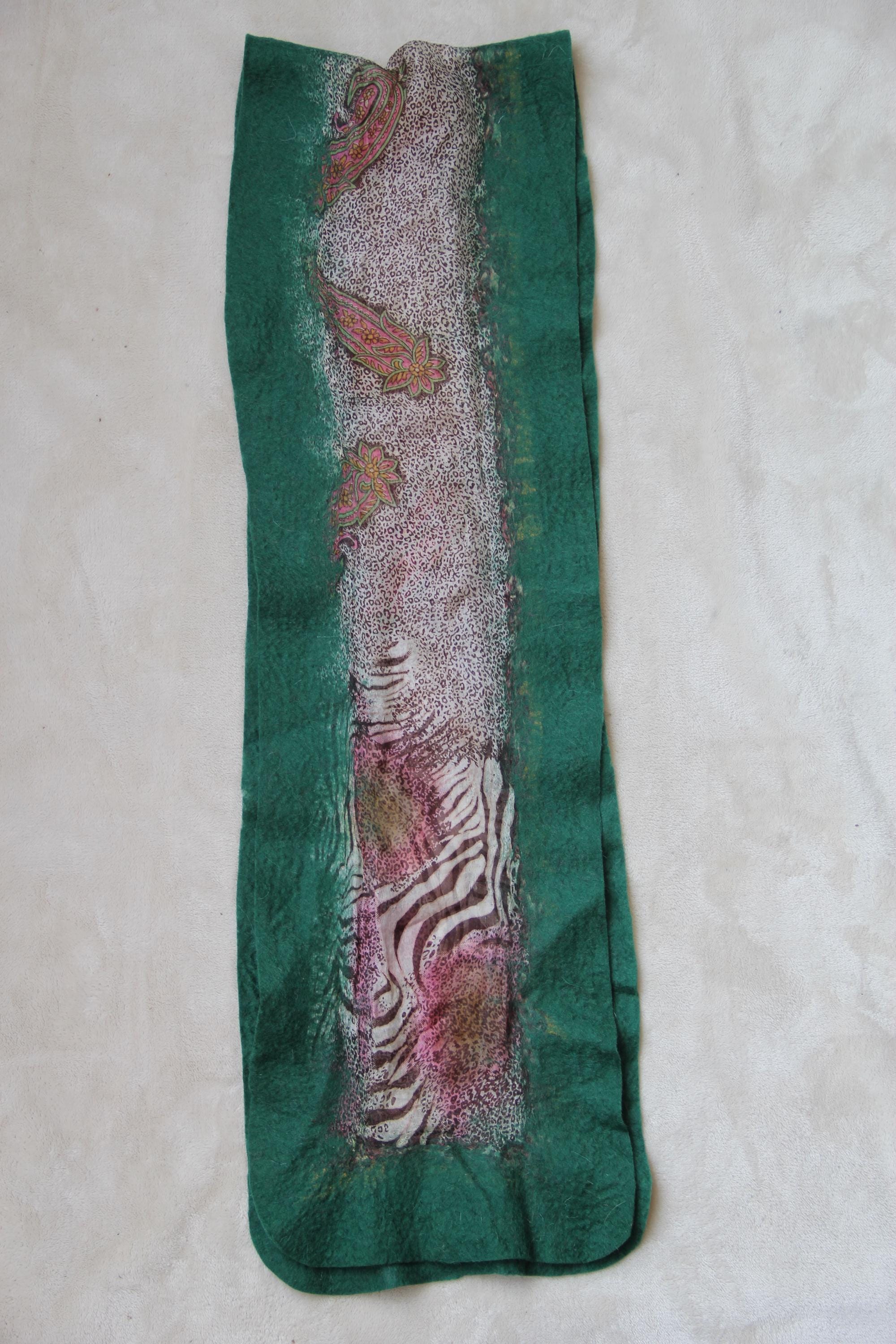 Silk Wool Wrap Boho Chic Wrap