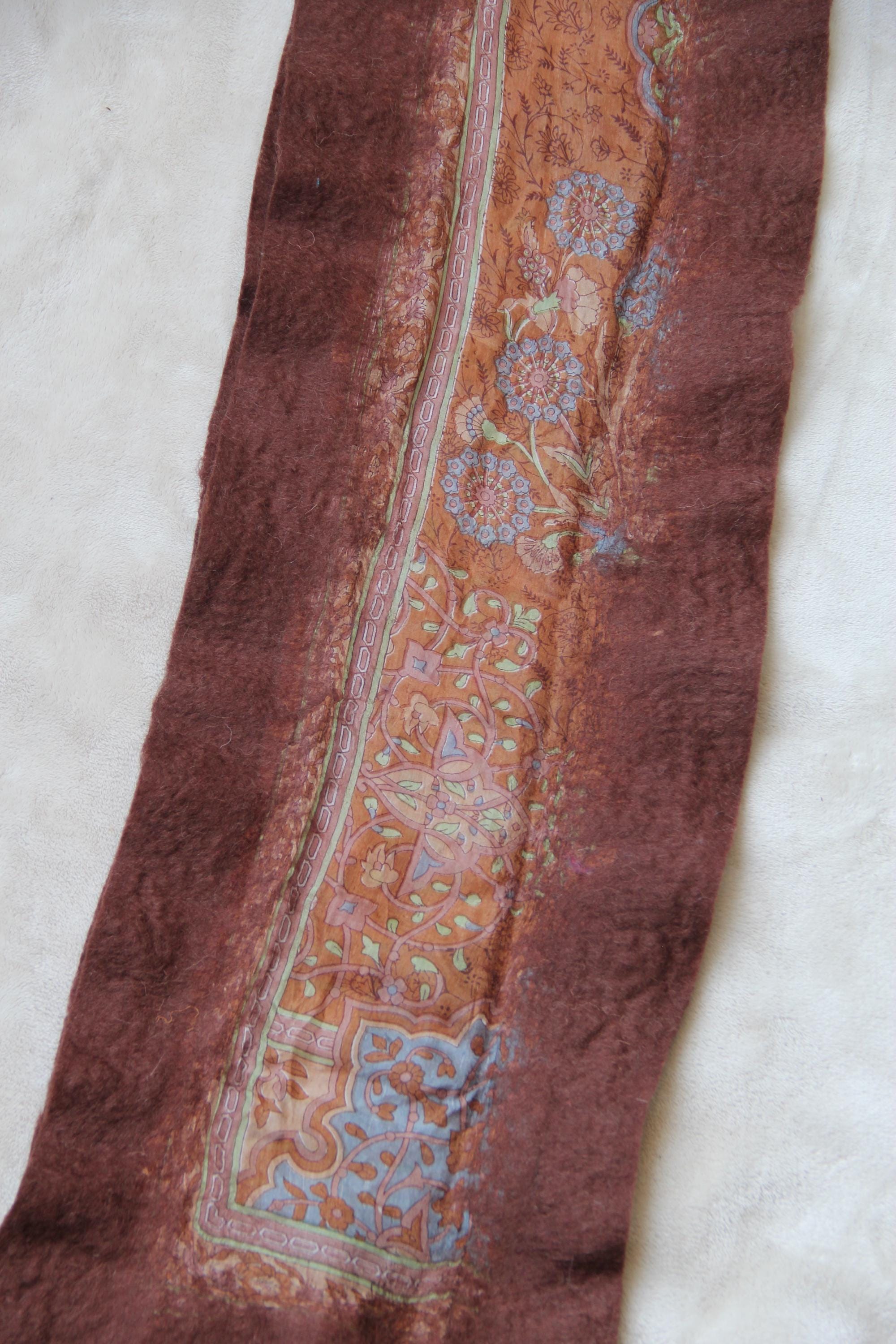 Scarf Silk Wool Wrap