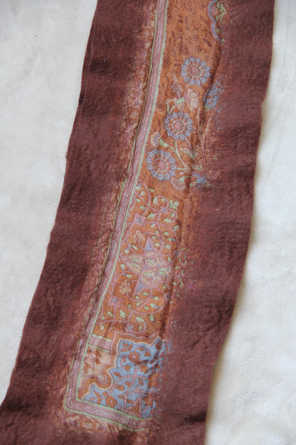 Scarf Silk Wool Wrap
