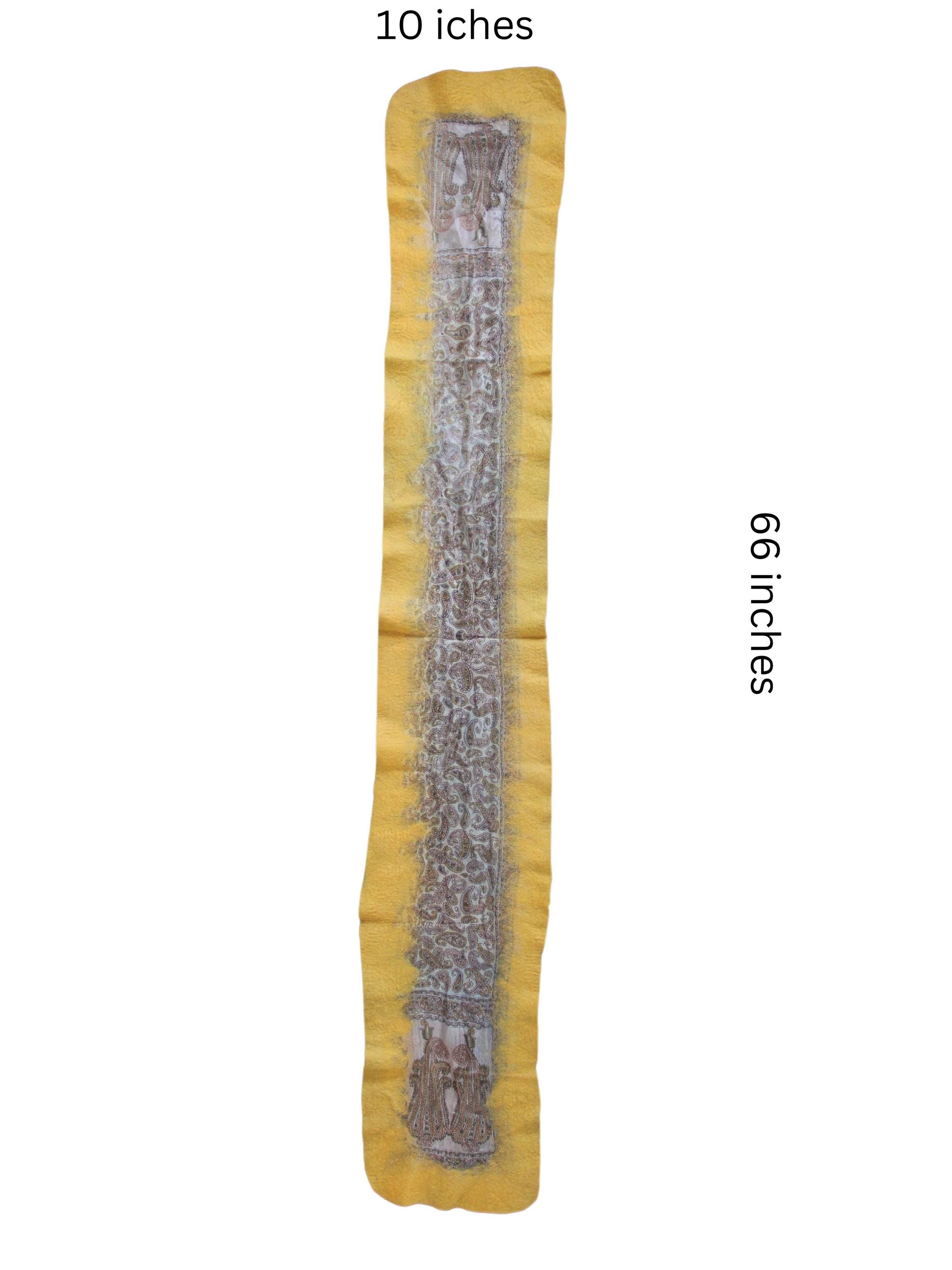 Silk Wool Scarf Boho Chic Wrap