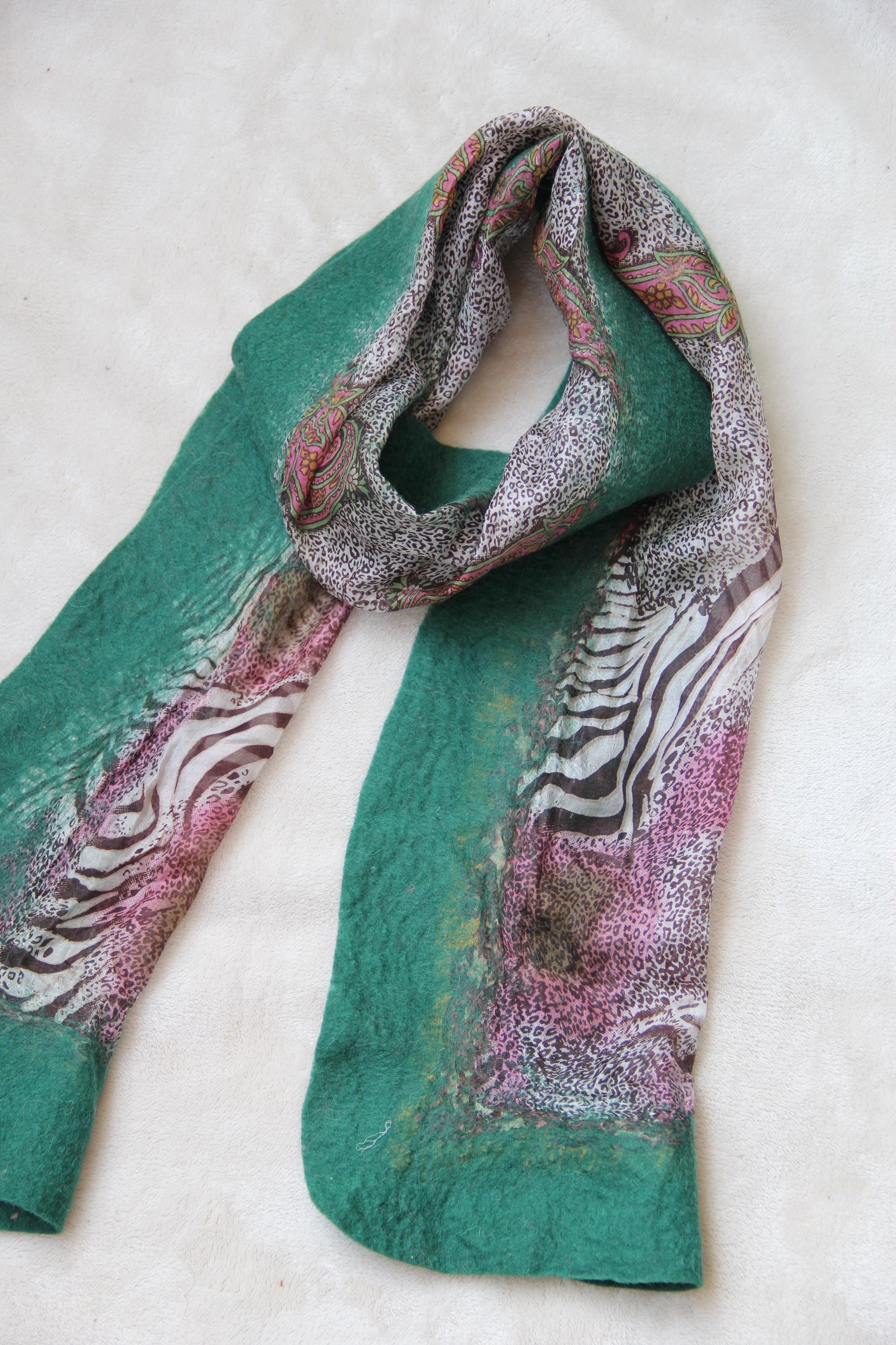 Silk Wool Wrap Boho Chic Wrap