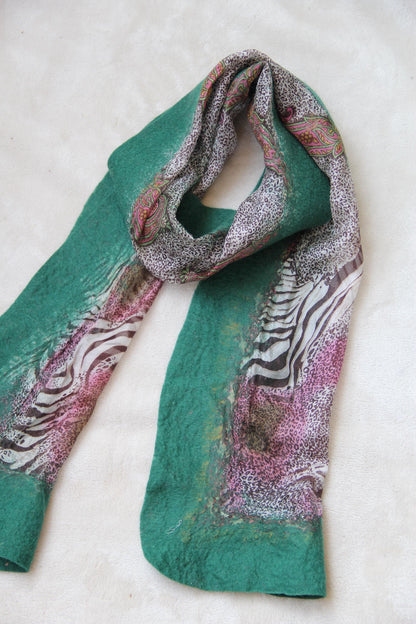 Silk Wool Wrap Boho Chic Wrap