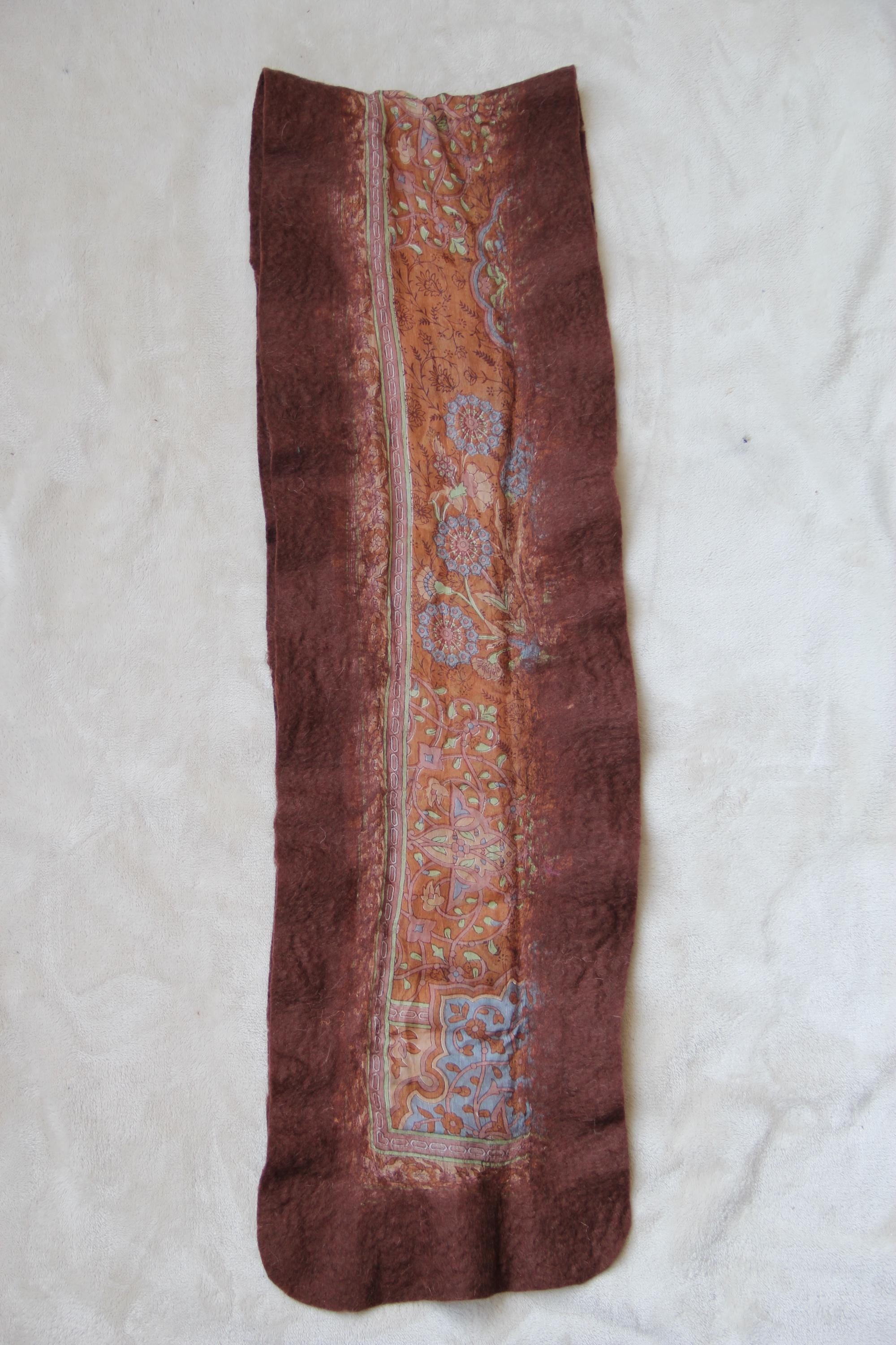 Scarf Silk Wool Wrap
