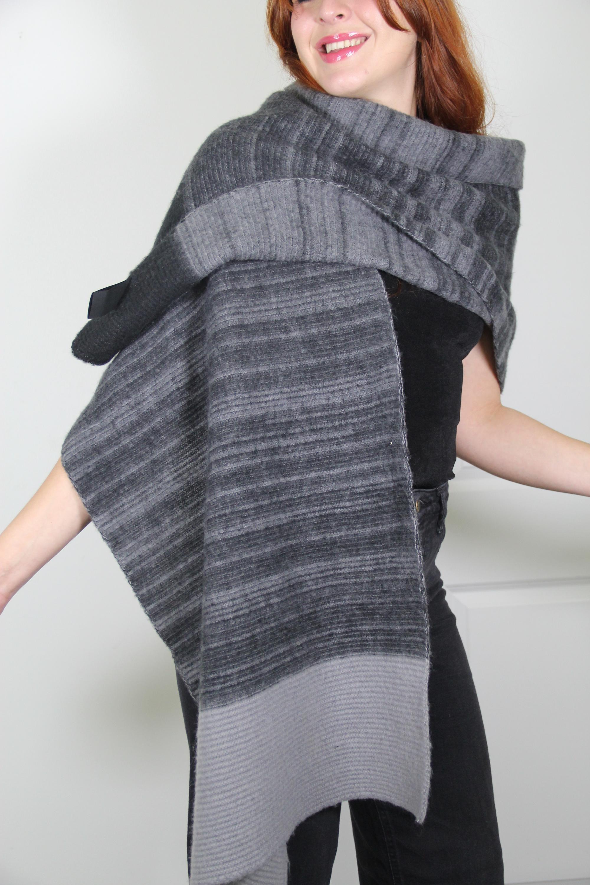 Minimalist Color Block Chic Blanket Scarf