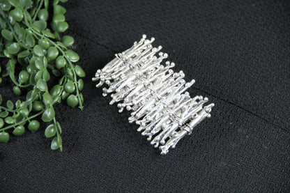 Cuff Silver Slip On Bracelet