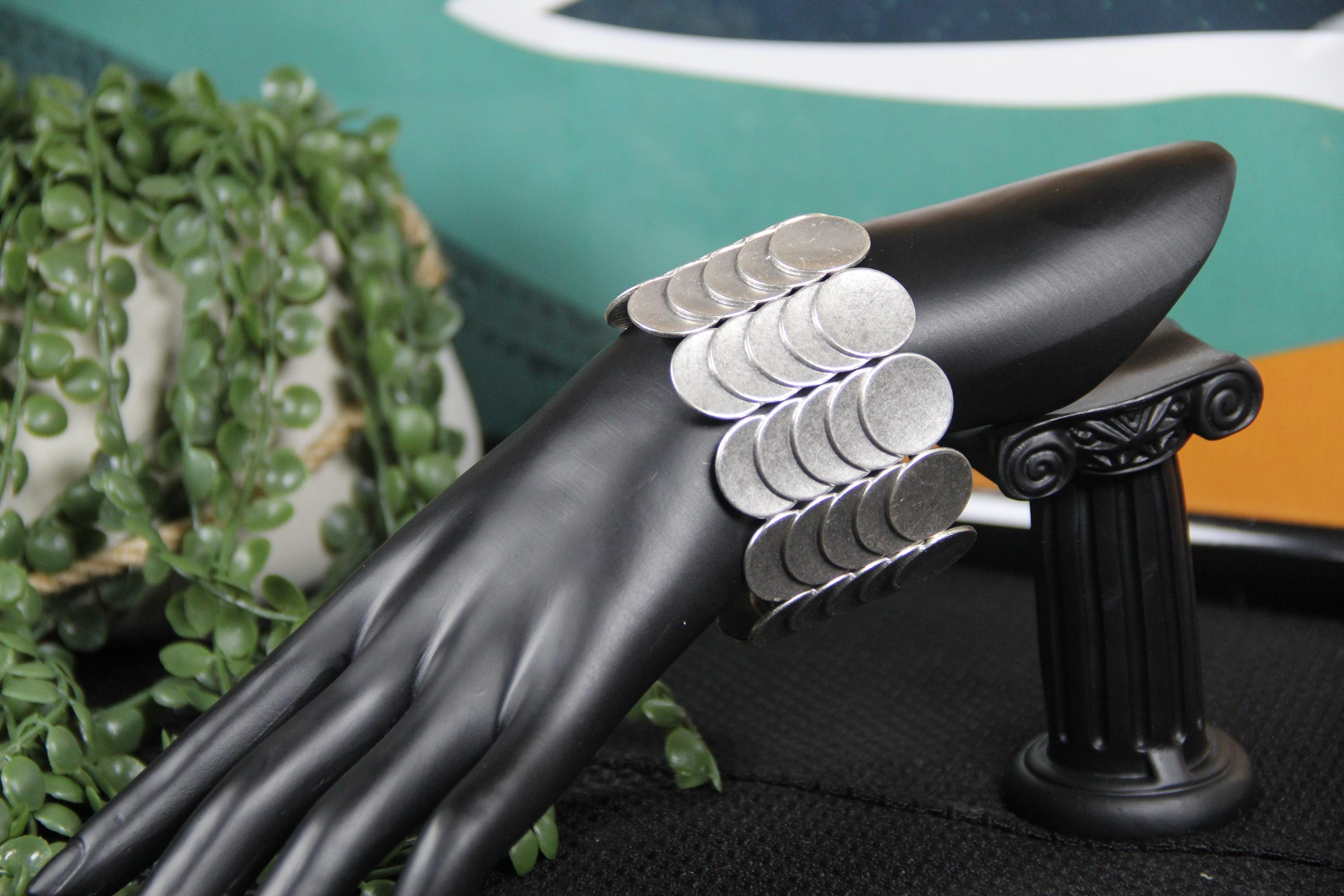 Cuff Slip On Silver Bracelet