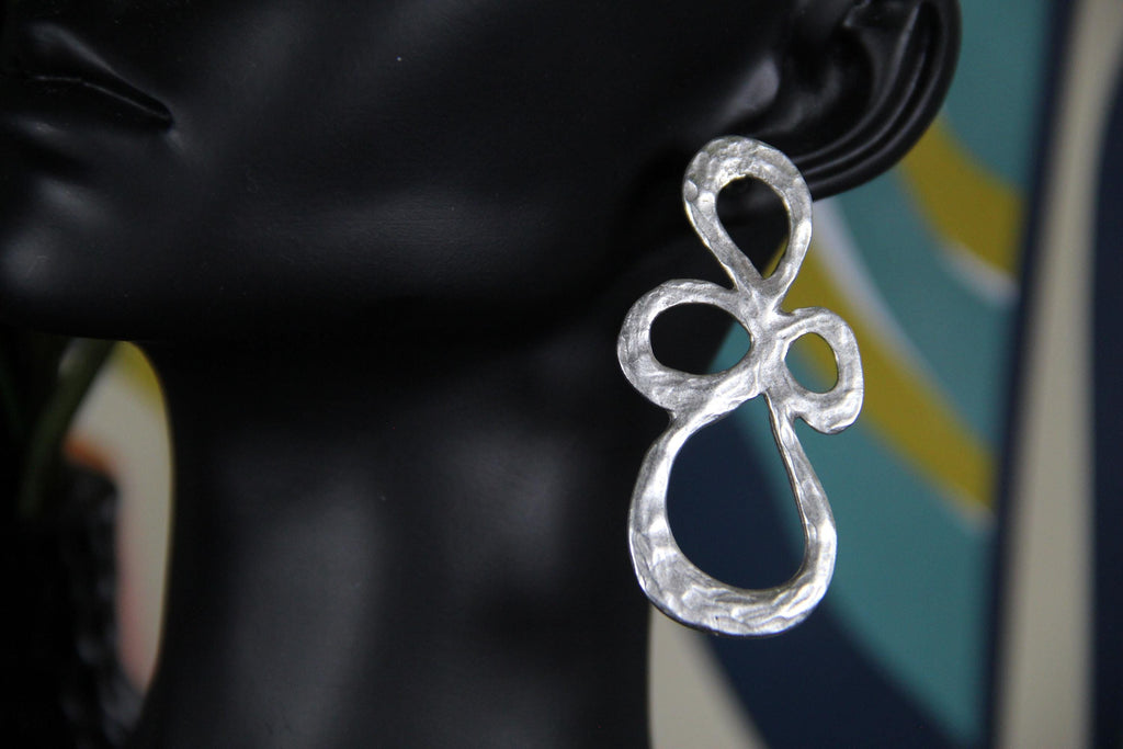Abstract Statement Large Dangle Earring