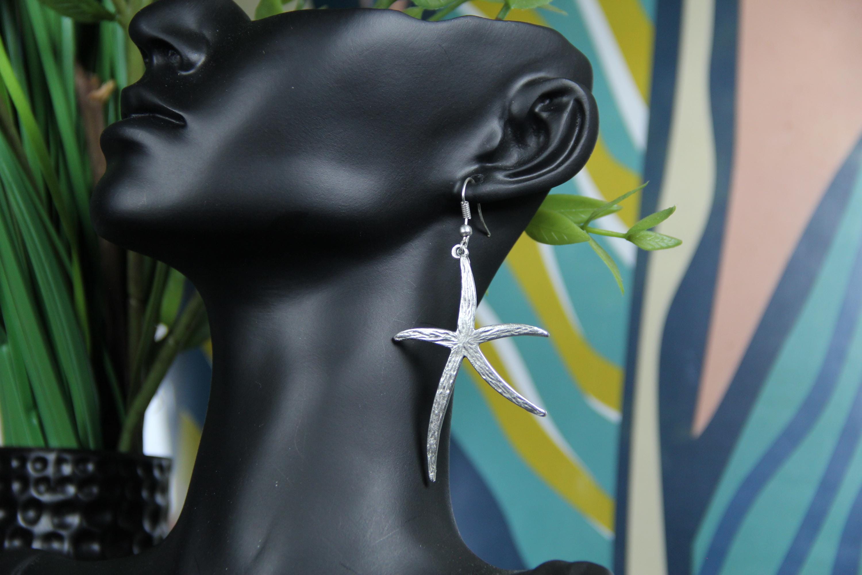 Earring Handmade Star Statement Earring