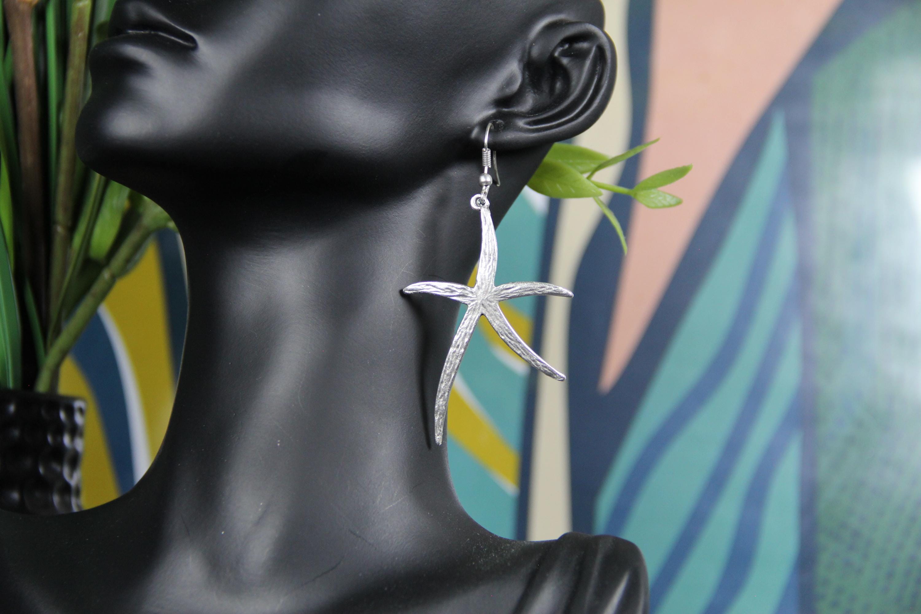 Earring Handmade Star Statement Earring