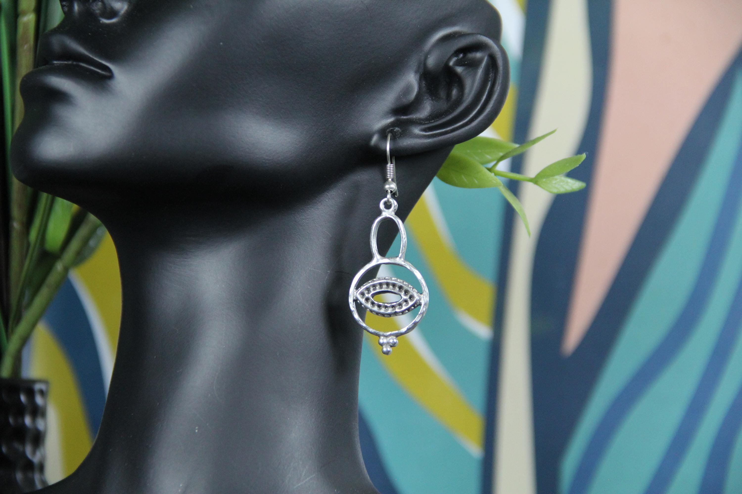 Evil Eye Statement Earring
