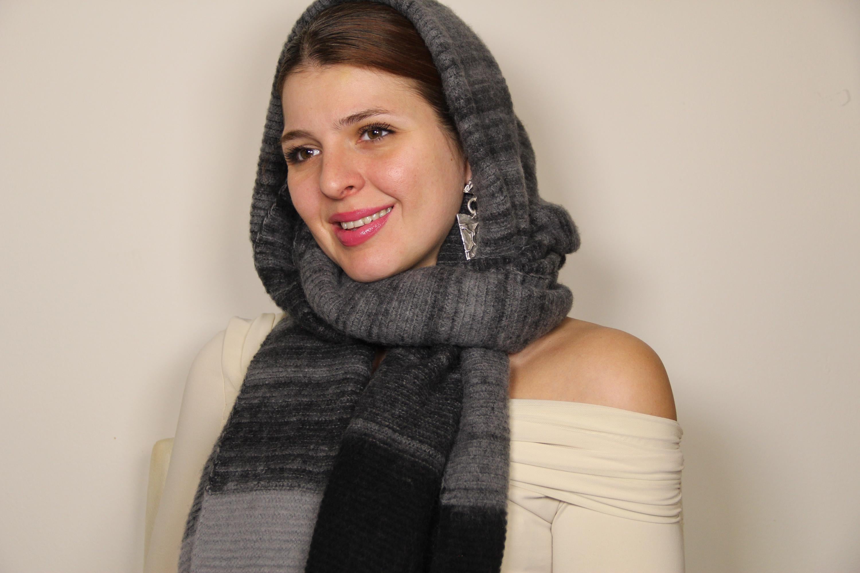 Minimalist Color Block Chic Blanket Scarf