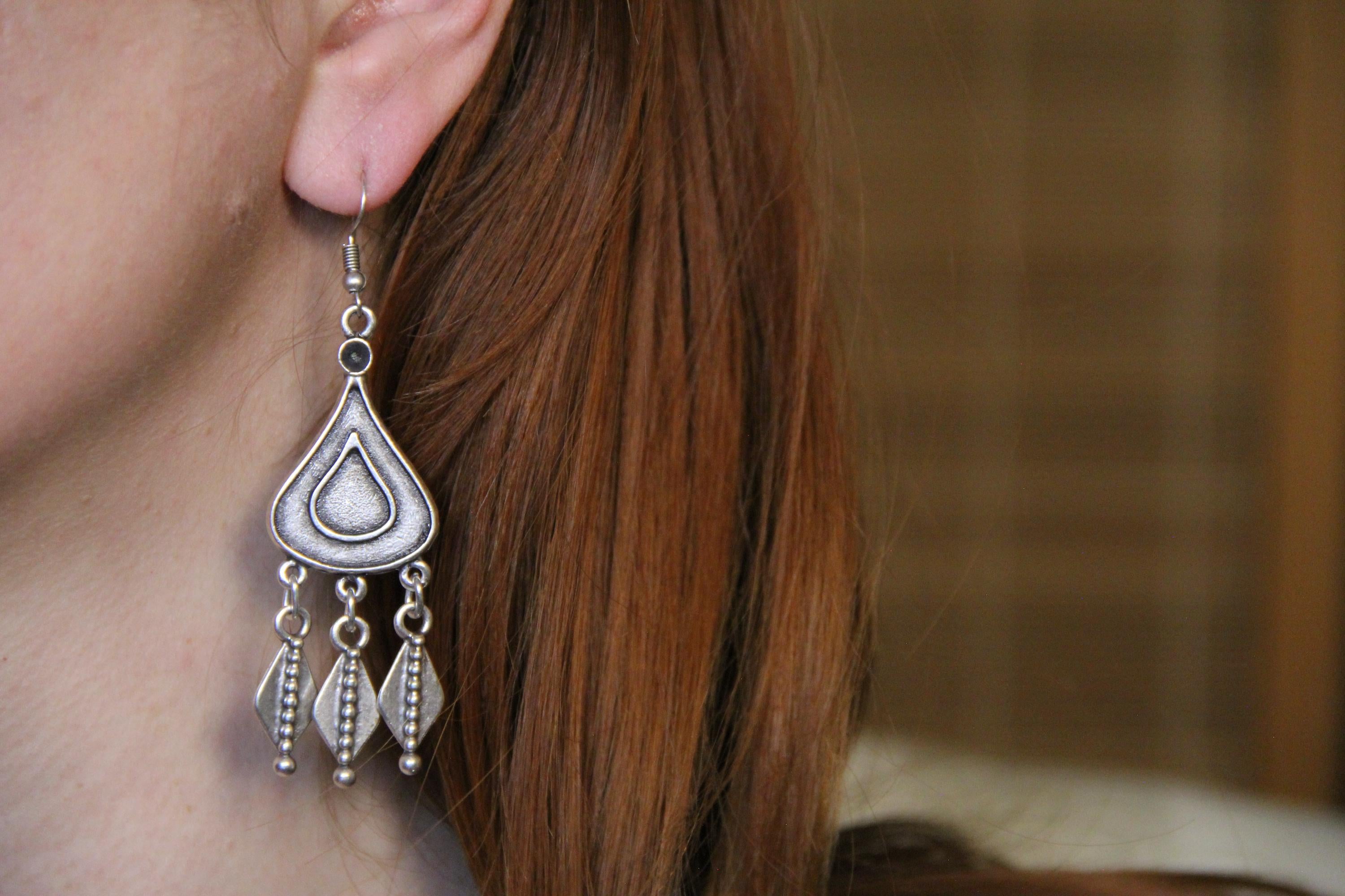 Boho Style Dangle Statement Earring