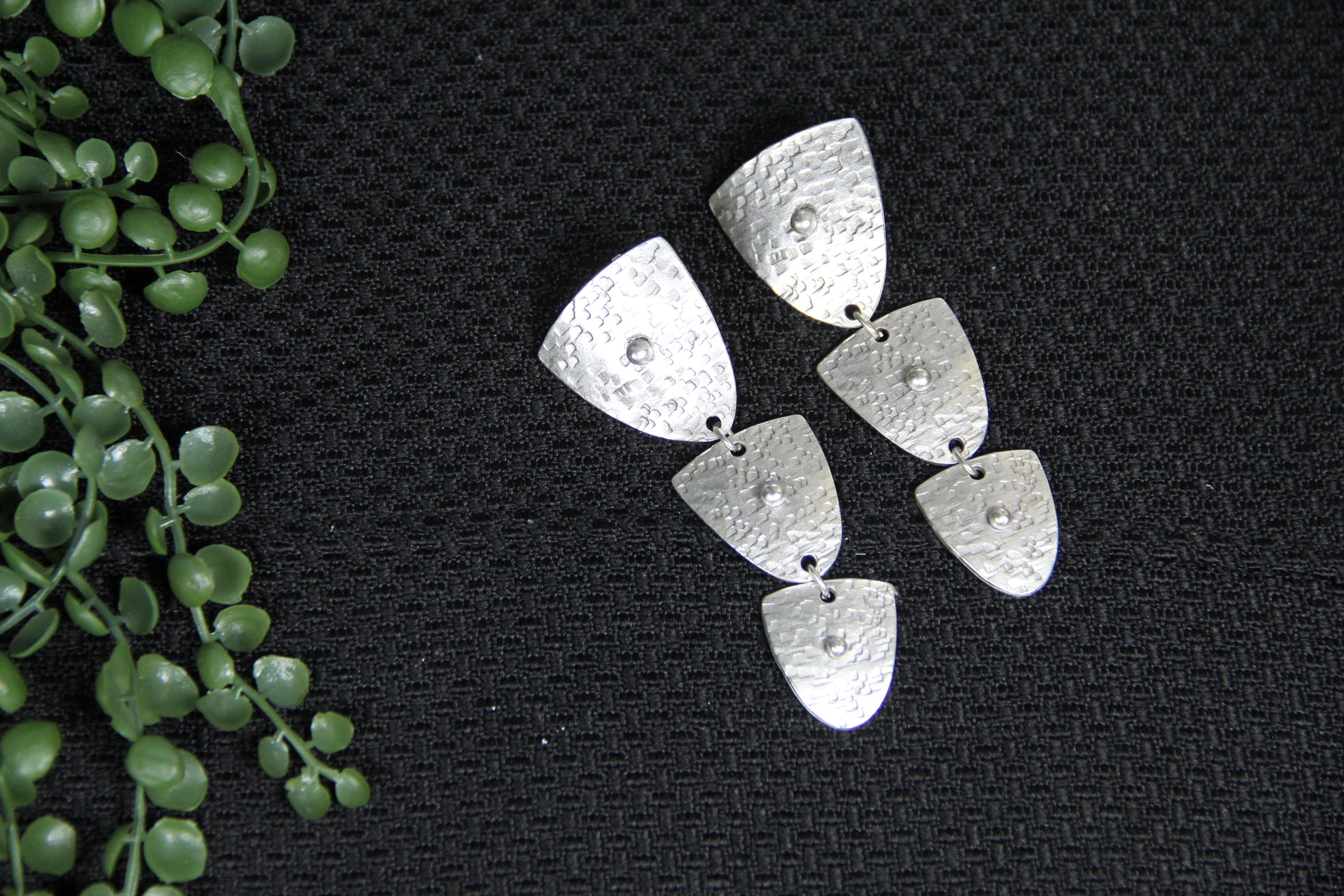 Abstract Large Statement Earring