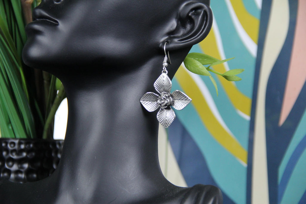 Earring Flower Handmade Statement Earring