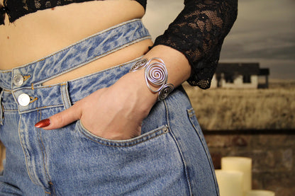 Cuff Silver Statement Bracelet