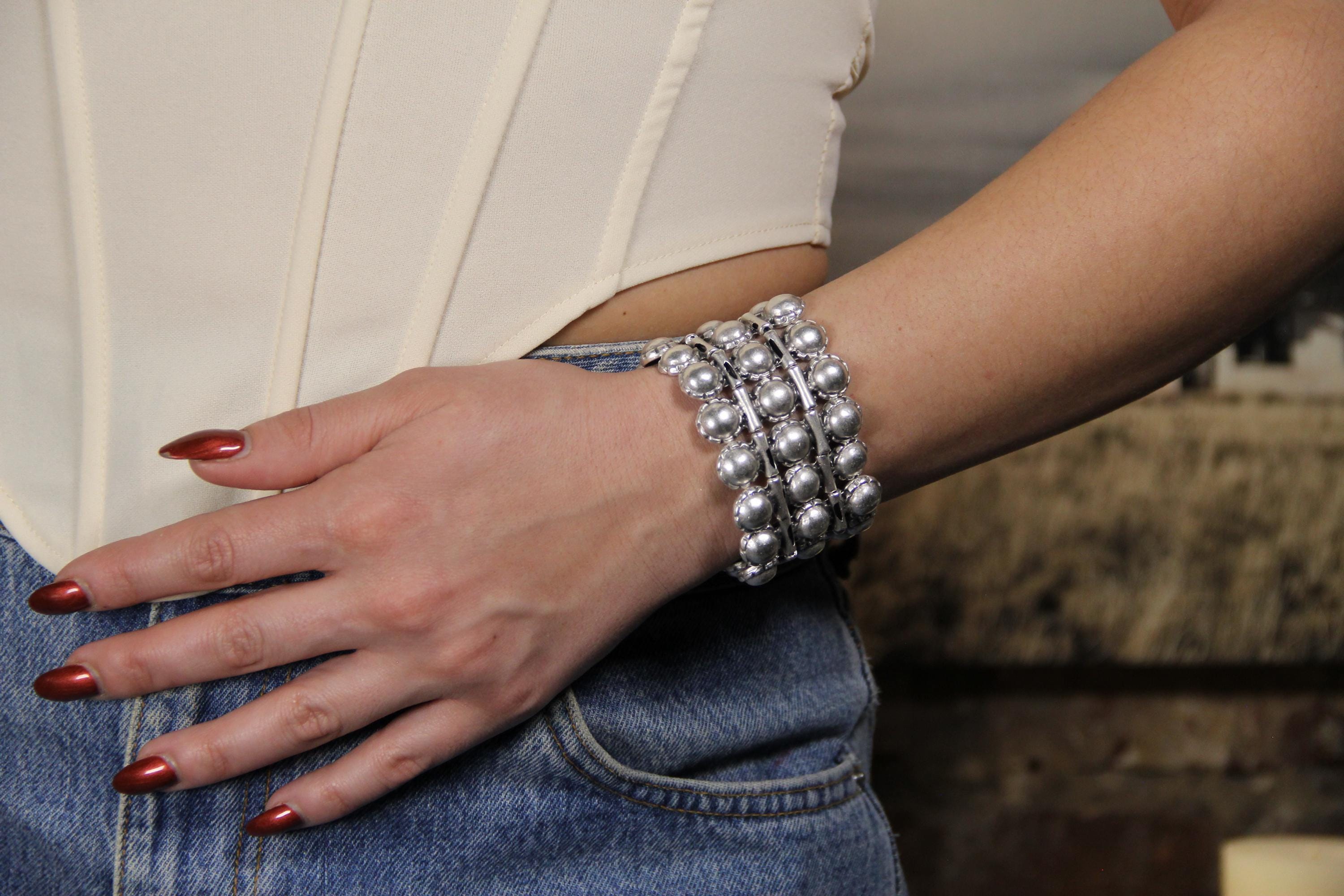 Elegant Slip On Cuff Bracelet
