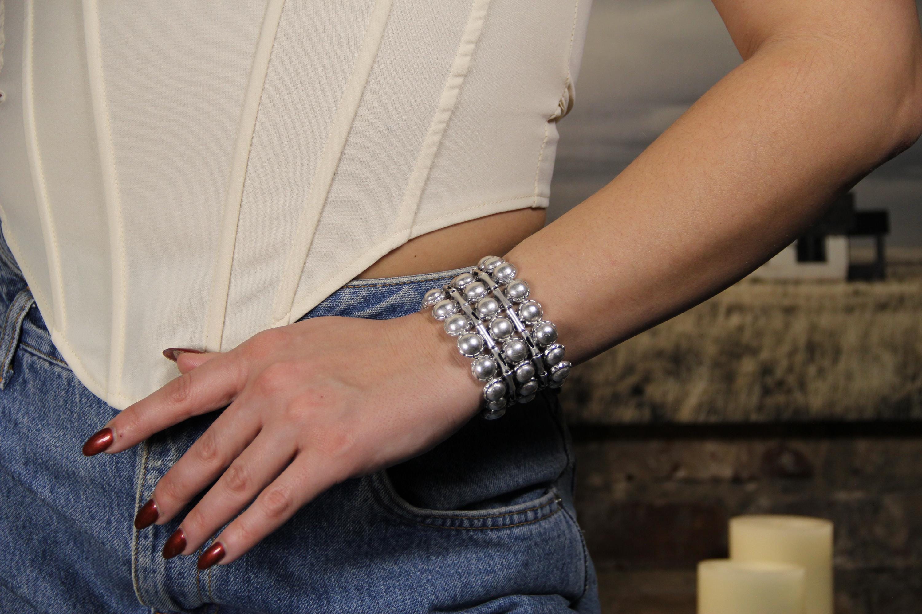 Elegant Slip On Cuff Bracelet