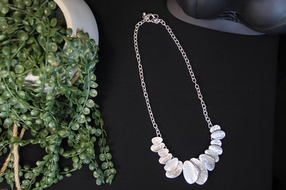 Chic Silver Handcrafted Necklace